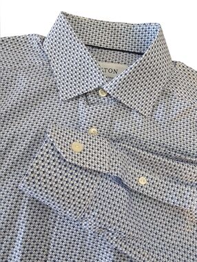 ETON Contemporary Dress Shirt Poplin Size 39  15 1/2 Men's